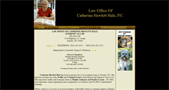 Desktop Screenshot of catherinehalelaw.com